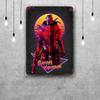 Garrus Close Up Mass Effect Vintage Metal Tin Signs Posters Decor Retro Metal Plaque Wall Art Decor for Garage Bar