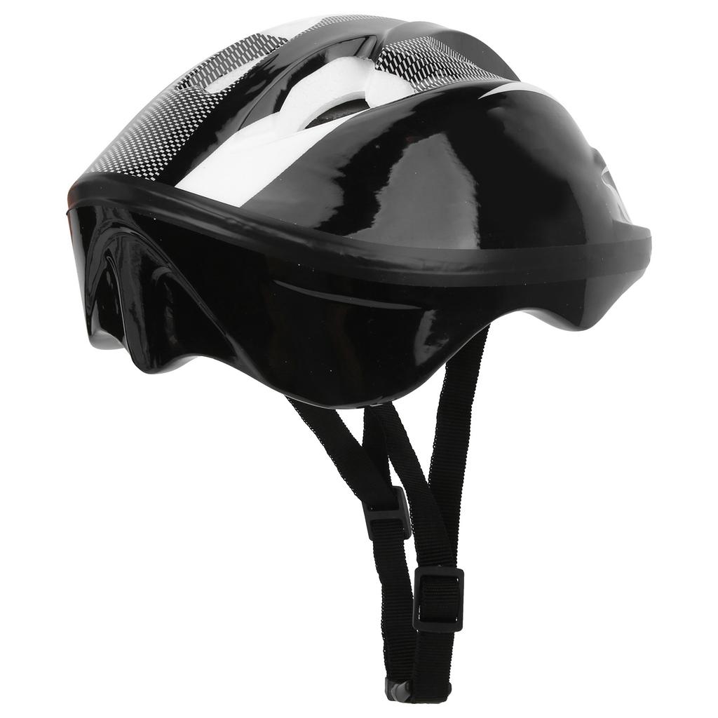Professional Adjustable Children Skateboarding Helmet Kid Skating Multi Sport Helmet(Black )