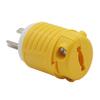 15 Ampér 125 Volt 5-15P 2pólová 3vodičová uzemněná elektrická zástrčka s rovnými kolíky