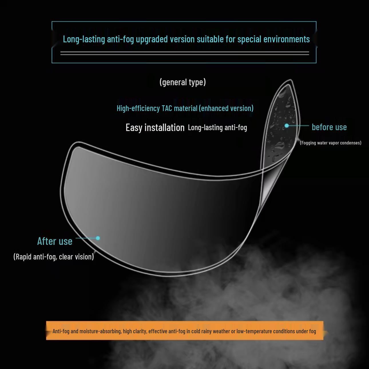 

AGV K1(S)/K3SV/K5(S) Візор для мотоциклетного шолома з протитуманними пінами