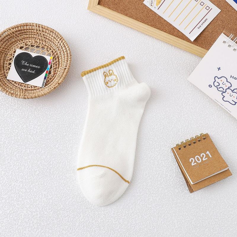 Womens Ankle Socks Bear Fun Novelty Pattern Soft Cotton Socks Low Cut Athletic Casual Cute Socks