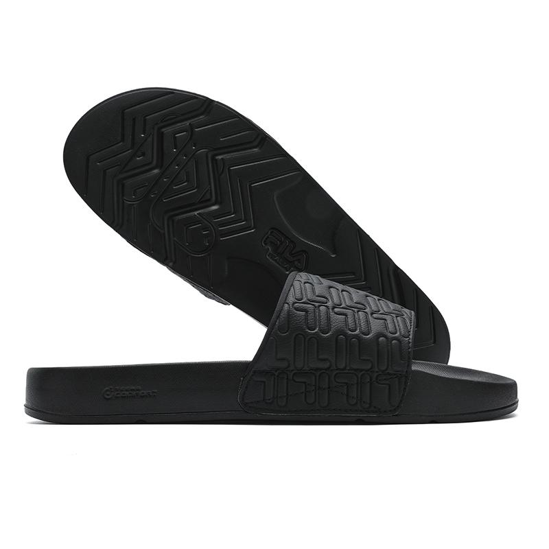 Fila Drifter Retro Fashion Versatile Comfortable Casual Slip-On Sandals Men Footwear Black F12M422504FBK