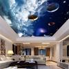Universe Starry Sky Wallpaper Living Room Bedroom Tv Background Ceiling Galaxy Mural