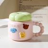 Cute Ceramic Cup With Lid High Value Home Office Couple Water Cup Gift Box Creative Souvenir