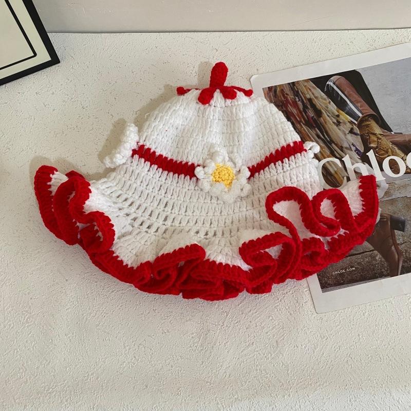 

JYL TS DIY Swallow Knit Hat Women Winter Blend Ear Protection Beanie Hat 1222Mao11653 stil де зерна желтого
