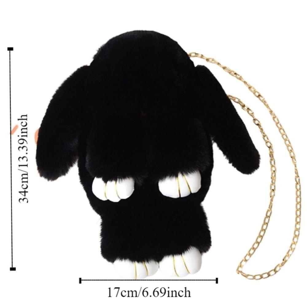 Bag Stuffed Animals Toys Bunny Plush Crossbody Bag Messenger Shoulder Bag Rabbit Plush Backpack