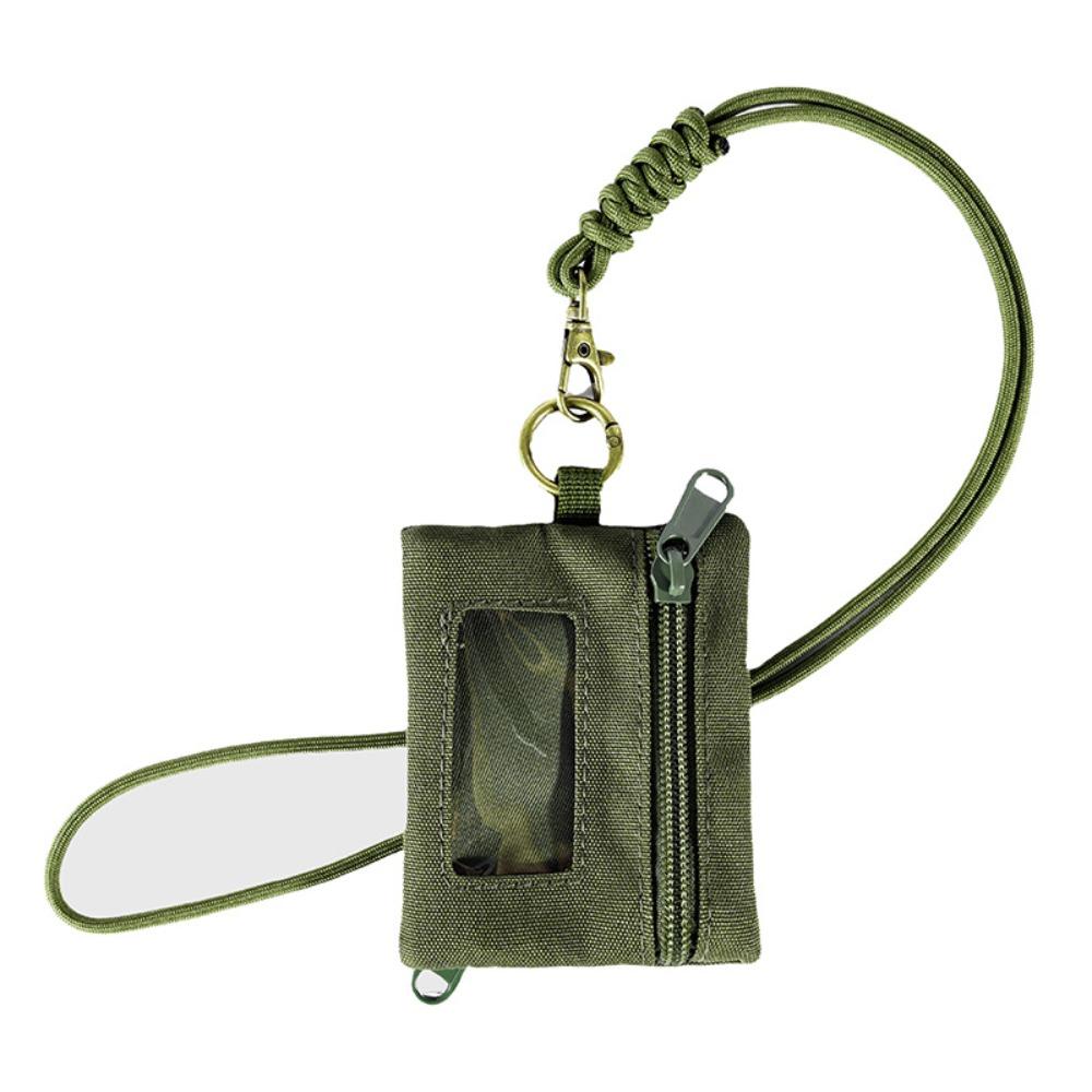 New Oxford Coin Purse Zipper Mini Key Case With Neck Rope Wallet Outdoor Cycling