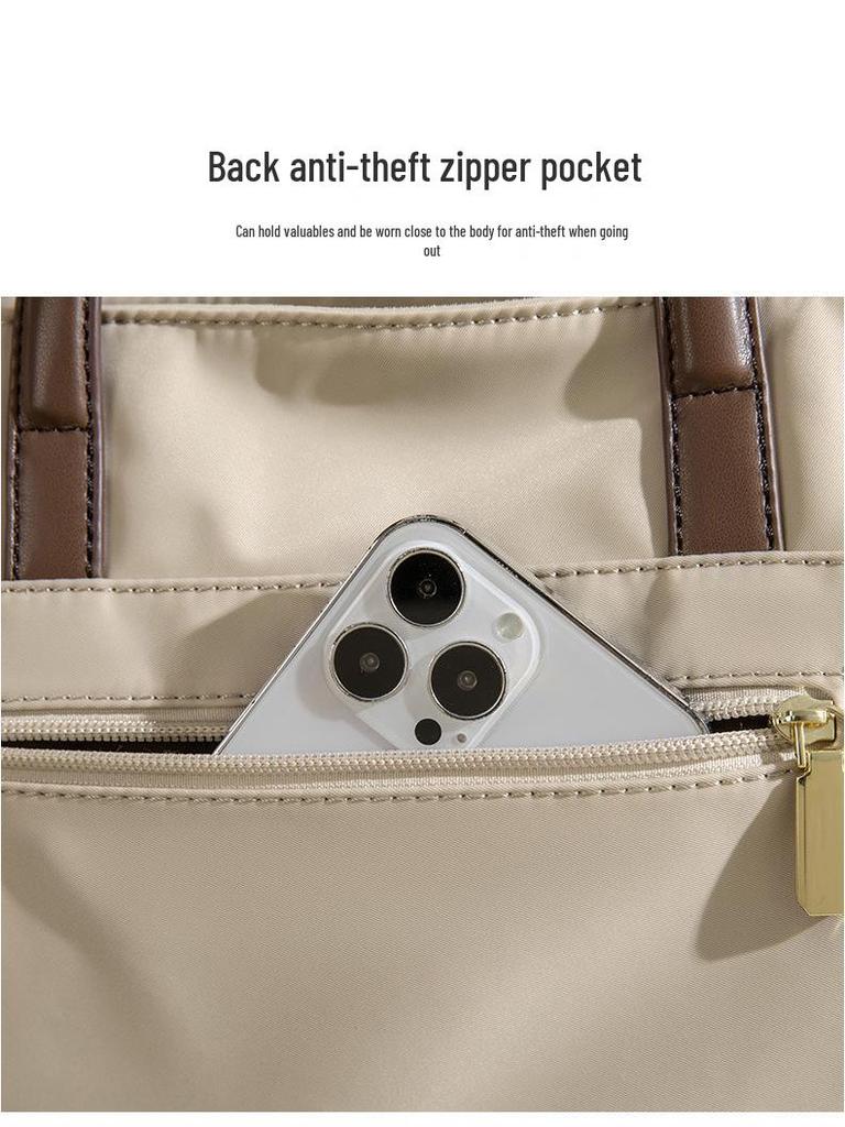 Damen Laptop Schultertasche - Große Kapazität 15,6" Aktentasche Tote