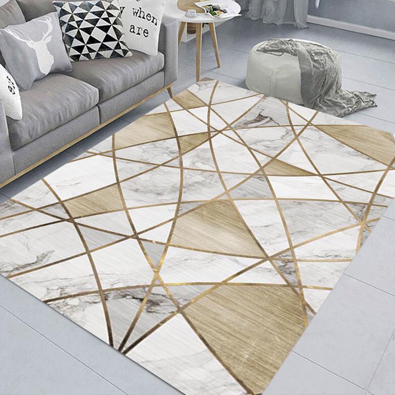 Marble Geometric Abstract Living Room Carpet Nordic Minimalist Modern Style Living Room Carpet