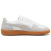 Puma Унисекс Palermo Кожаные Ретро Терраса Стиль Жизни Кроссовки Белый Ледниковый Серый Резина 396464-12