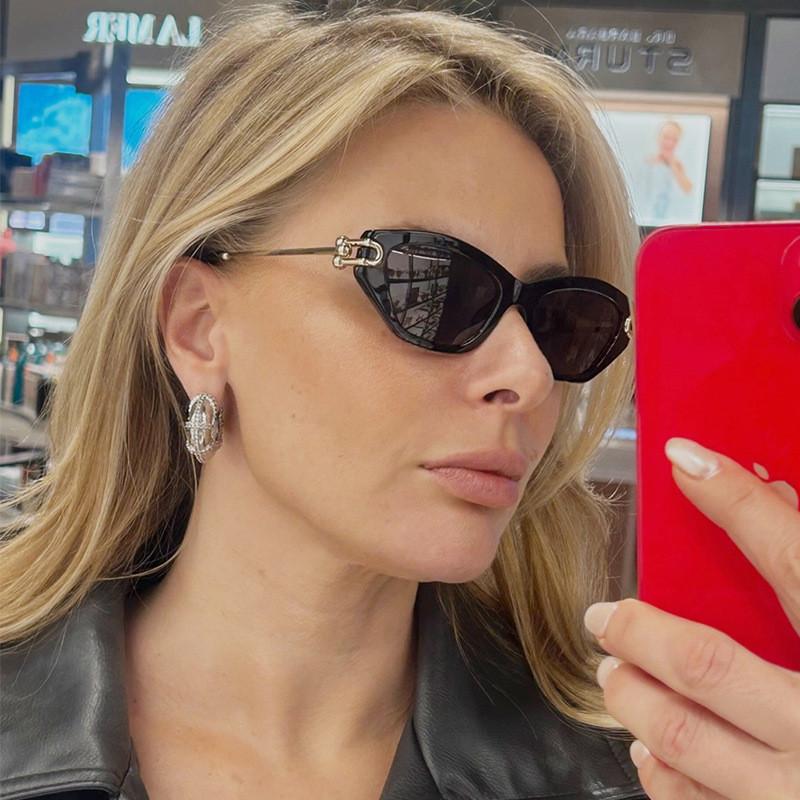 Classic Cat Eye Sunglasses For Women With Uv400 Protection For Outdoor Fashion And Travel
