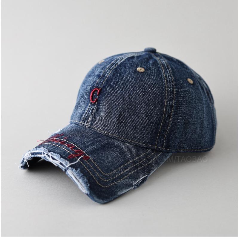 Broken Brim Letter Embroidery Edging Baseball Cap Men's and Women's Fashion Trend Casual Versatile Cap