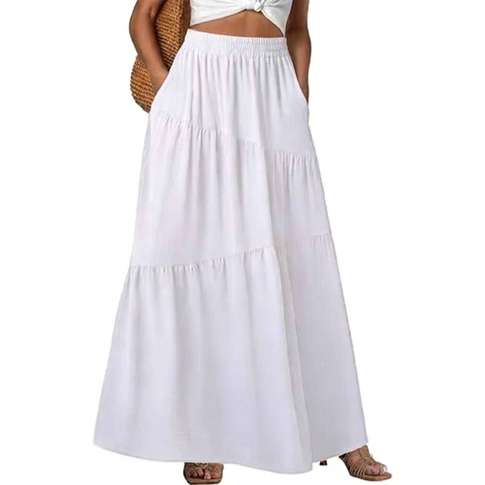

Women s Loose Skirt XL білий