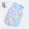 Pure Cotton Baby Sleeping Bag - All-Season Quilted Anti-Kick Blanket for Newborns