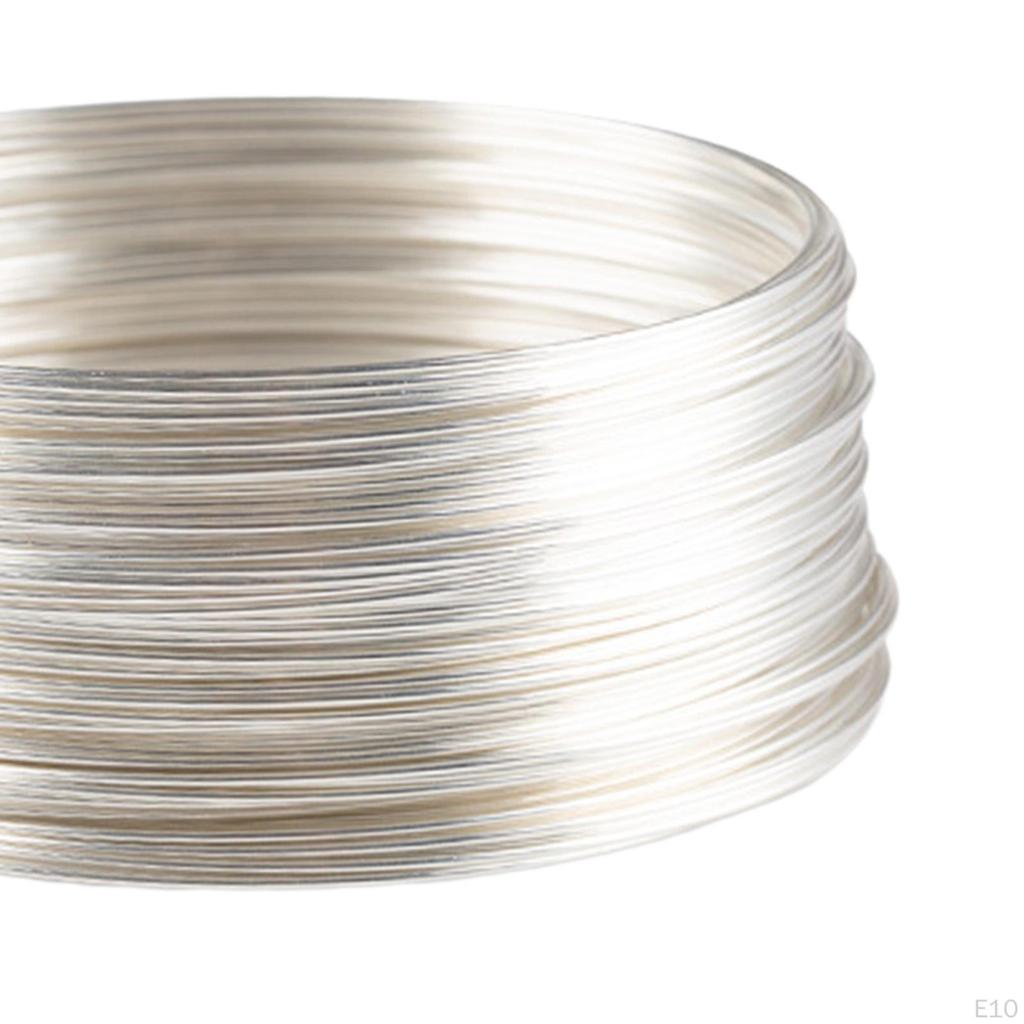 50 Boucles Jewelry DIY WIPS GIFTS Memory Pearl Steel Wire for Bracelet Ear Book