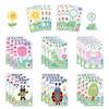8 Cartoon Garden Insects Make A Face Face Change Sticker DIY Hand Account Small Card Mobile Phone Case Decoration