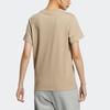 Adidas Originals Trefoil Cartoon Character Print Round Neck Short Sleeve T-Shirt Women Tops Khaki-Brown HR3473