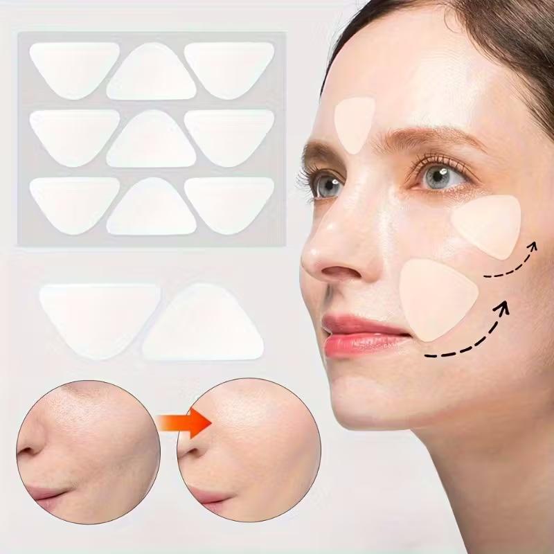 180/90pcs Forehead Smile Line Patches Invisible PE Nasolabial Anti-wrinkle Stickers for a Youthful Lift Gentle Skincare Tools