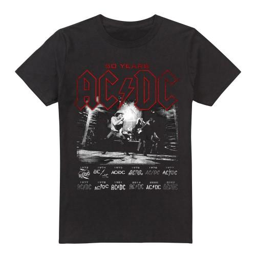 AC/DC Mens Logo Stack T-Shirt