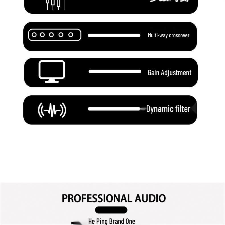 Professional KTV Karaoke DSP Reverb Audio Processor with Anti-Howling