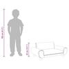 Kids  Sofa Black 70x45x33 cm Velvet