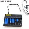 10-Slot Smart Charger 4.2V 6A for 18650 & 16340 Lithium Batteries