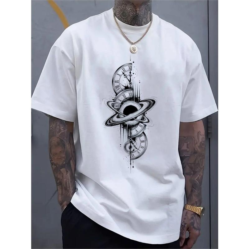 Europese maten Casual Sportshirt met Korte Mouwen voor Mannen met een Stijlvolle 2D Print, Gemaakt van Rekbaar En Comfortabel Materiaal, Ideaal voor Sport