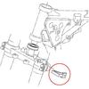 1pc Front Brake Cable Clamp Line Guide Compatible with YZ125 YZ250 YZ250F YZ80 85 TTR125/L/E/LE WR250F WR450F WR400F WR250 WR426F(Red)