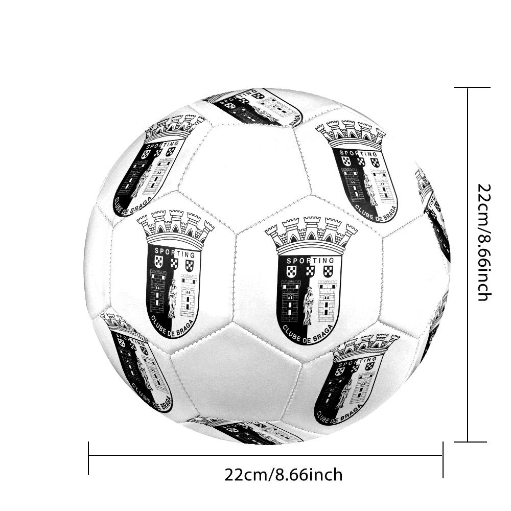 1 Stück SC Braga Größe 5 Fußball PrahaHallenfußball Ball Bunt Alle Altersgruppen Maschinengenäht PVC Wettkampfbereit Langlebig Hoher Rückprall