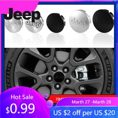 Pro Jeep 55mm 64mm Krytky středů kol automobilu Znak na středové pokličce Příslušenství pro Jeep Cherokee WK Gladiator Pickup Wrangler Jk Renegad