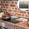 Glas-Schneidebrett 2x 30x52 Herz