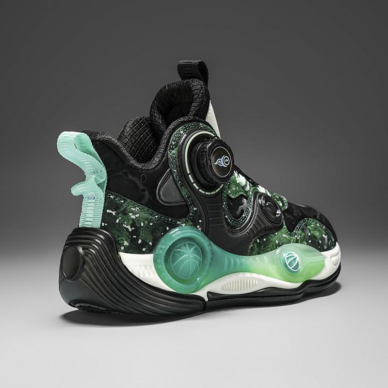 Boys Basketball Shoes Kids Outdoor Indoor Sports Training Sneakers With Anti-Slip Sole Shock Absorption Lightweight Breathable