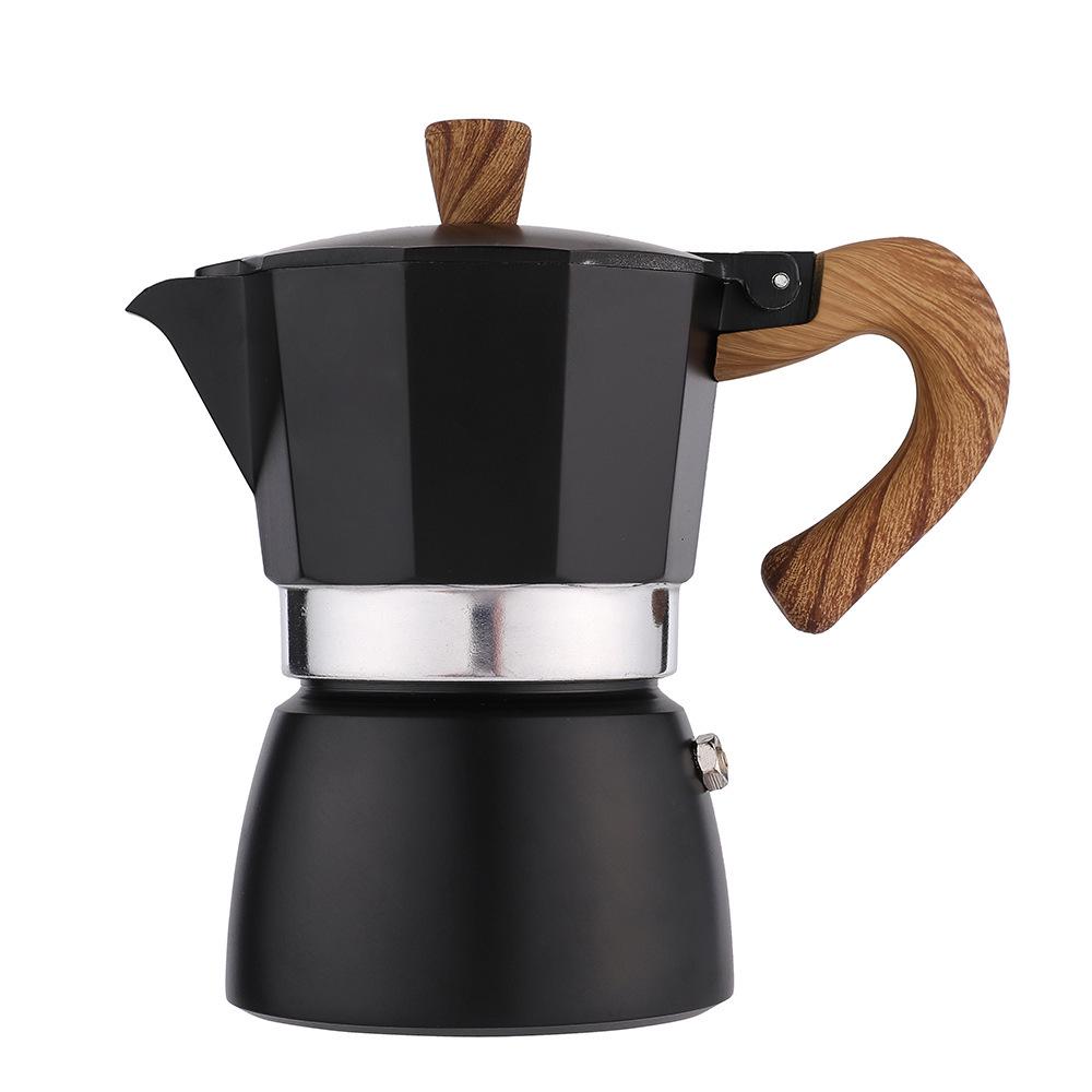 Seiko Octagonal Aluminum Moka Pot - Classic Italian Espresso Maker