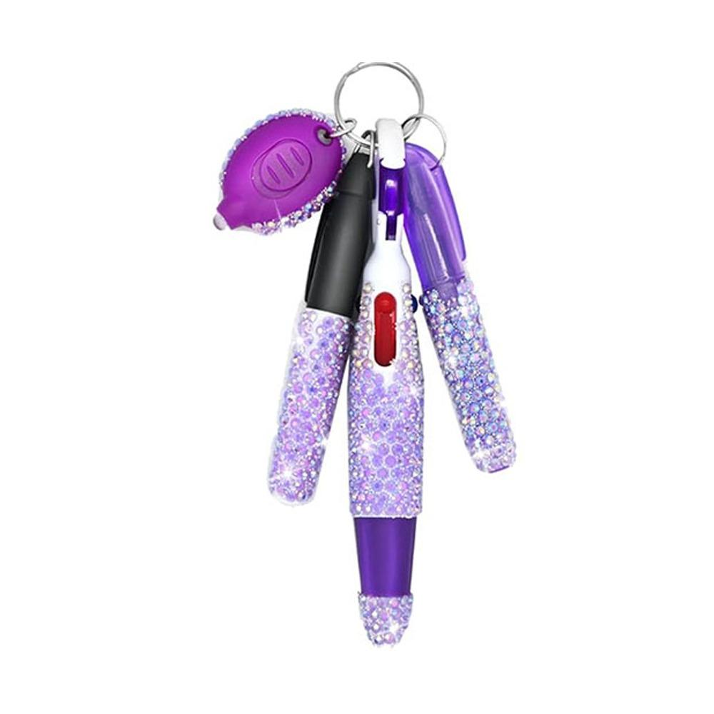 

Портативный набор ручек для медсестры Вращающийся зажим для бейджа медсестры Модный набор бейджей для медсестры фиолетовый