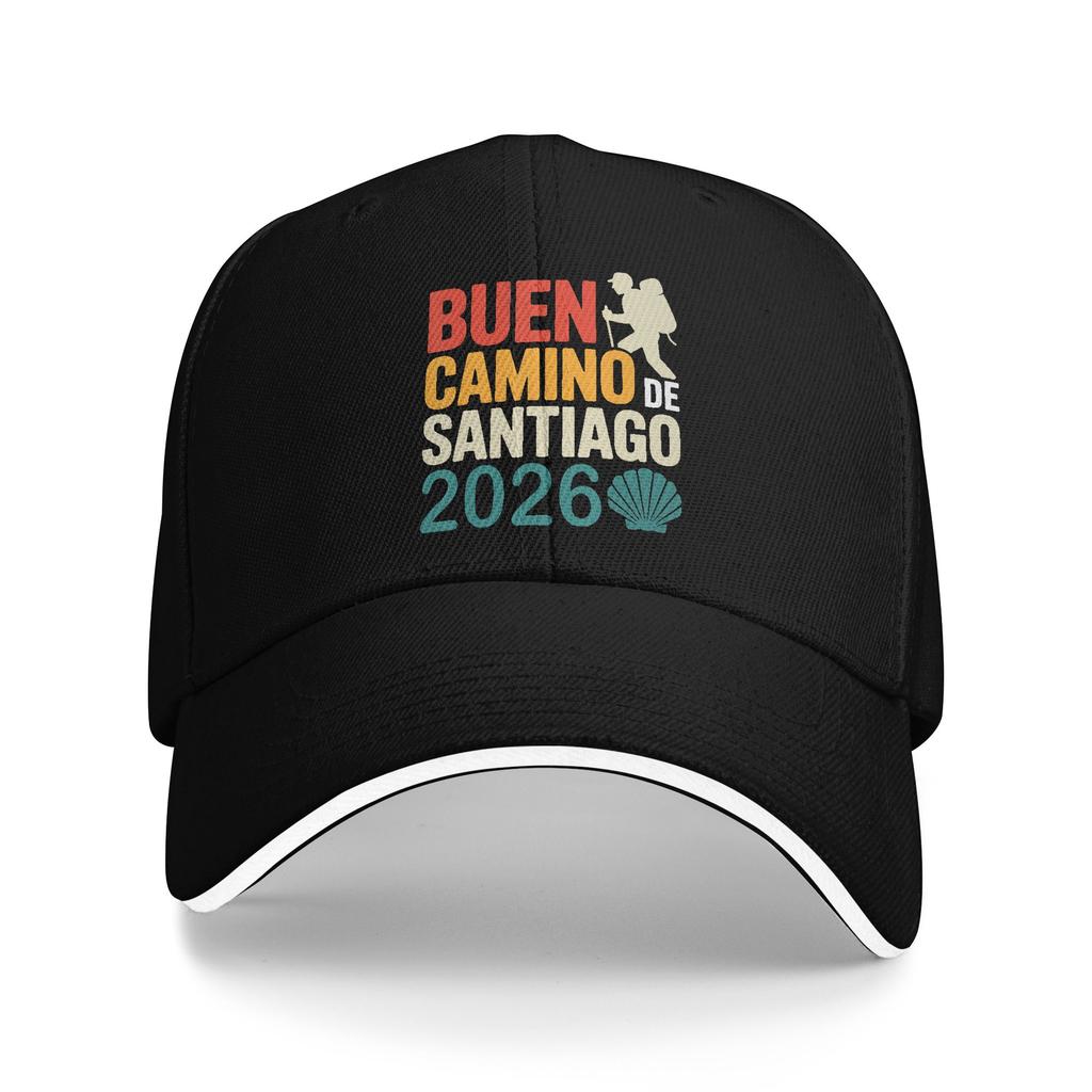 Camino de Santiago Baseball Cap Merch Retro Sun Caps For Unisex Travel Headewear Adjustable
