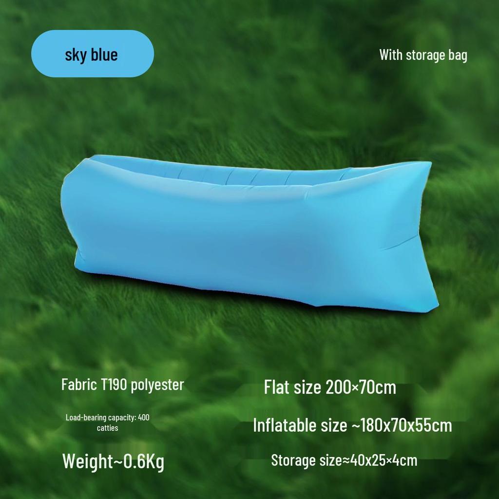 Portable Inflatable Sofa Bed for Outdoor Camping & Beach Lounging