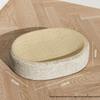 Durable Sisal Cat Scratching Board & Bed Combo - Scratch-Resistant, Claw-Safe, No Shedding Oval Design.