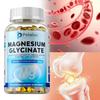 Magnesium Glycinate Capsules 500mg - Promotes Nerve Function, Bowel Function, Relaxation Vegan Capsules for Women & Men