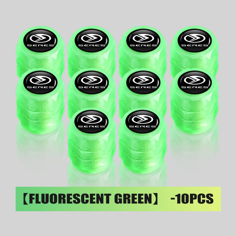 4/6/10pcs Car Tire Fluorescent Dustproof Wheel Valve Stem Caps For Seres M5 M7 i-JET i-Space 2022 2023 Glory 500