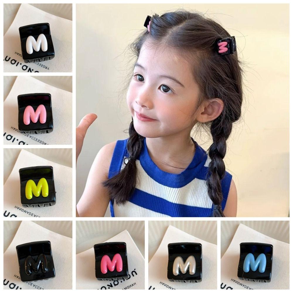 

Plastic Letter Mini Hair Claw Ins Hair Claw Clip Lovely Letter Hair Clip Gift белый
