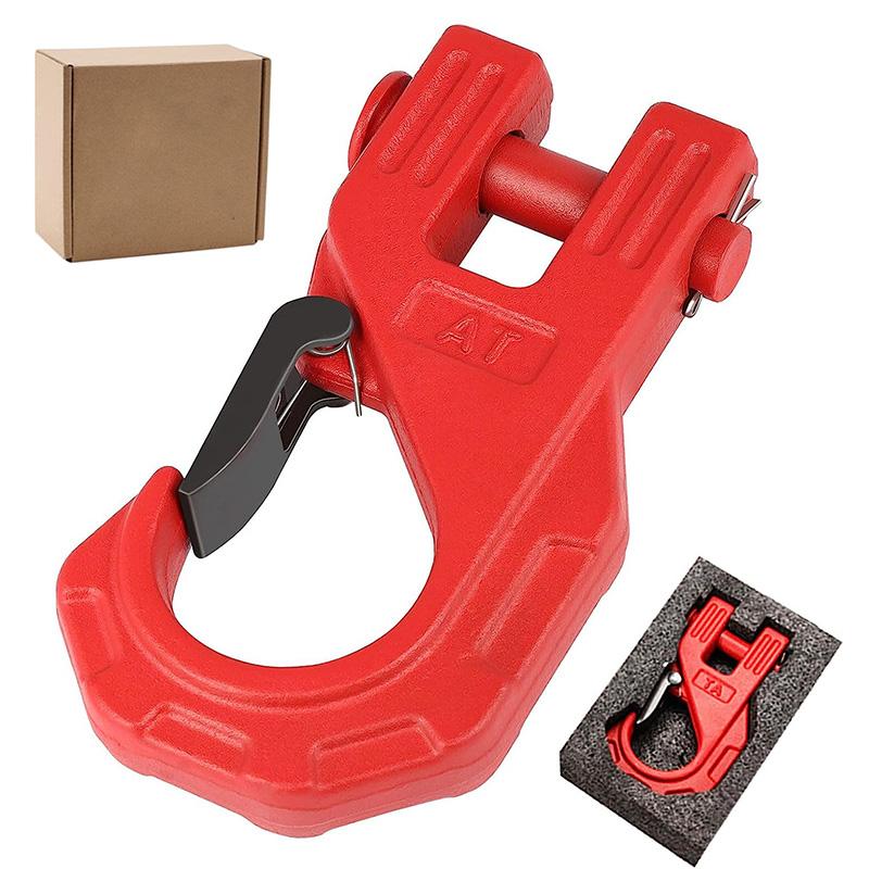 

3/8 крюк лебедки сверхпрочный кованый стальной крюк для квадроцикла грузоподъемностью 20 тонн лебедка для квадроцикла буксировочная скоба лебедка скользящий крюк для синтетического троса трос лебедки для квадроцикла красный