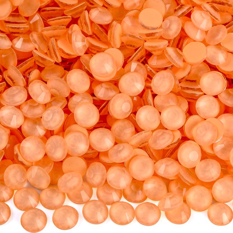 Ready Stock Orange-red Crystal Rhinestones 5A Quality Glass Diamond Bling Bling Rhinestone for Clothes Accessories