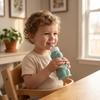 Milk And Honey Bear Straw Cup, Silicone, 8 Oz.