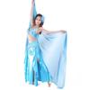 Light Texture Latin Belly Dance Shawls Gradient Color Performance Shawl  Show Costumes