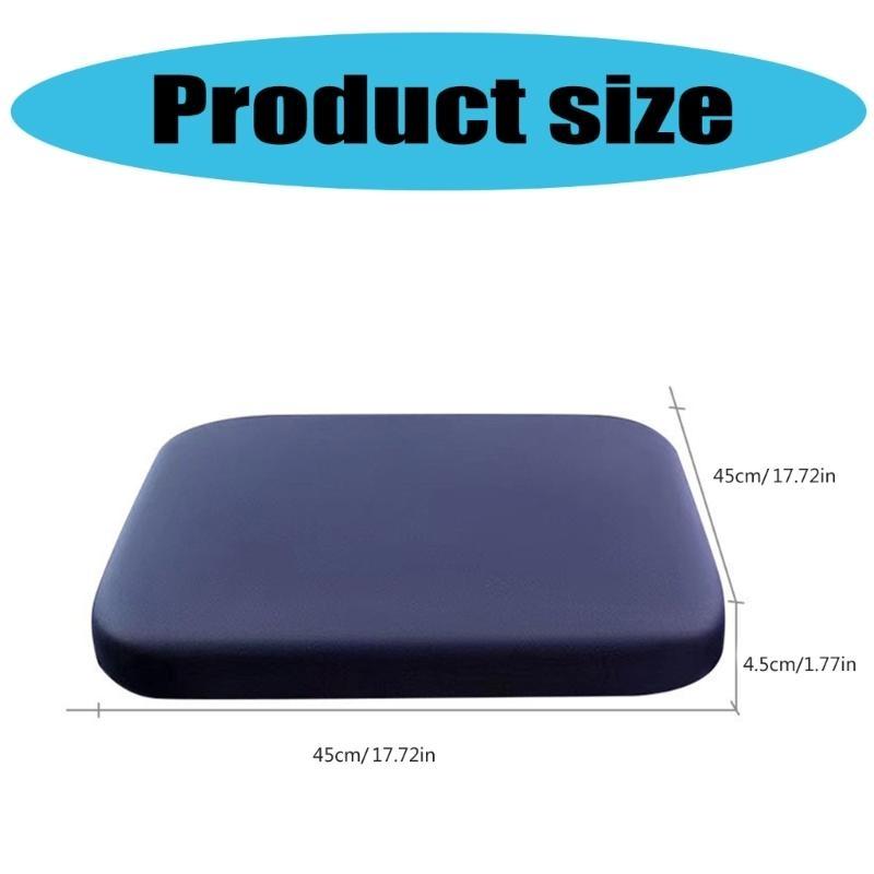  Soft Memory Foam Chair Pad, NonSlip Seats Cushions for Desk Chairs and Vehicles, Eases Lower Back Fatigue