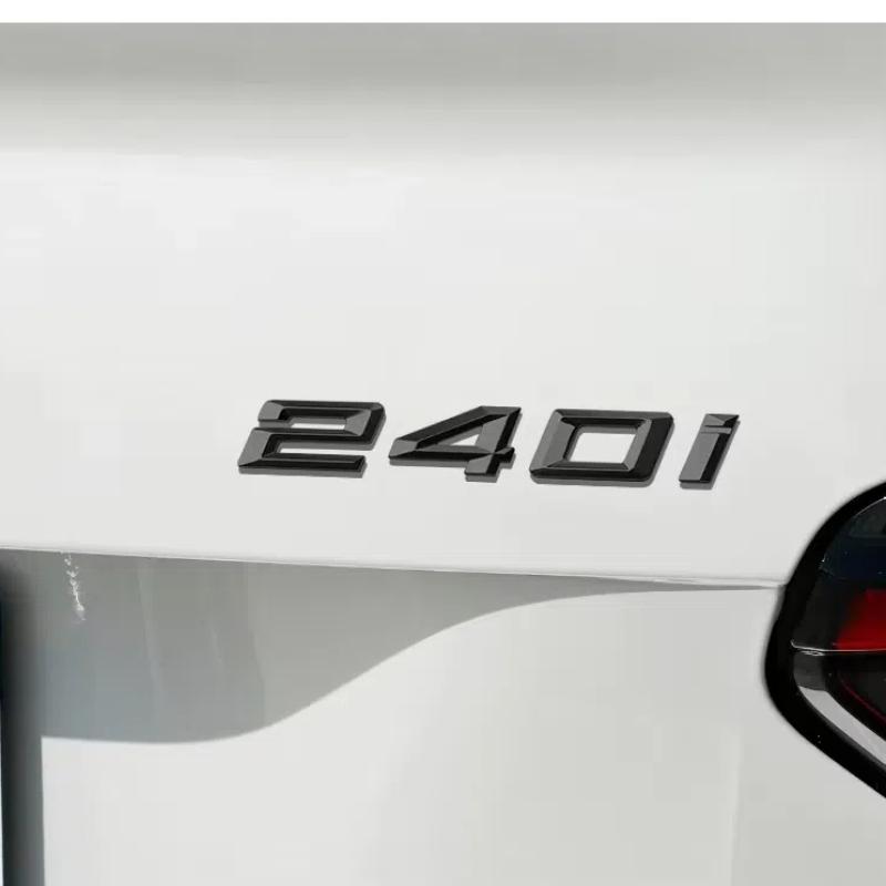 1Pc 3D ABS Car Trunk Letters 216i 218i 220i 218d 230d 225i 235d 230i 235i 240i Logo Emblem Badge Sticker For F45 F22 F23 G42 F46