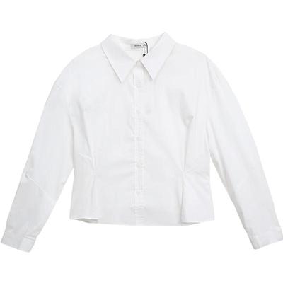 Betu Women's Waist Pleated Commuter Shirt