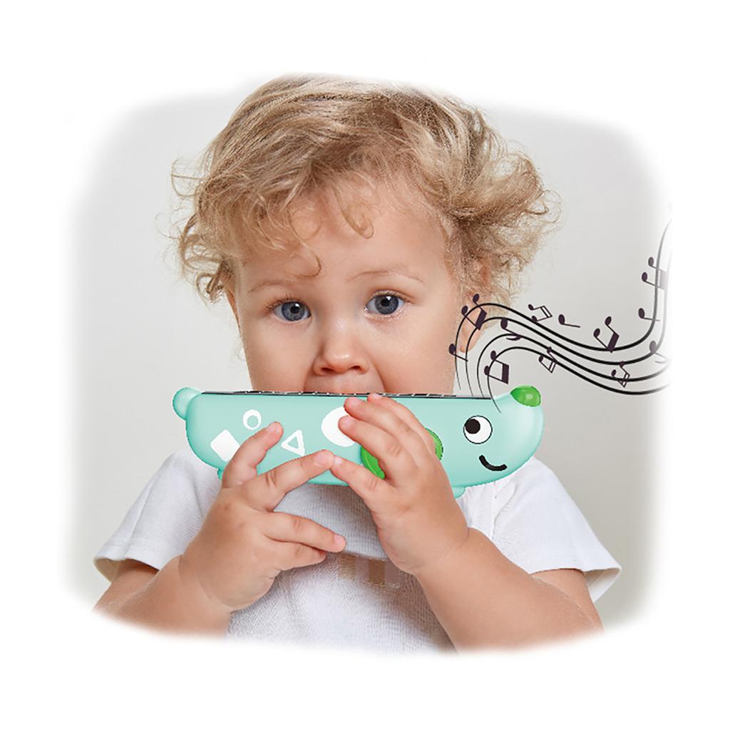 Children Wooden Cartoon Cute Harmonica Montessori Puzzle Toys Creative Music Toy Playing Instruments Kids Boys Girls Gifts Tmz