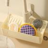 Splash Proof Faucet Drain Storage Rack Cleaning Brush Storage Holder  Easy To Install