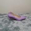 Classic Sexy Pointed Low Med Kitten Heels Women Pumps Shoes Spring Brand Design Wedding Dress